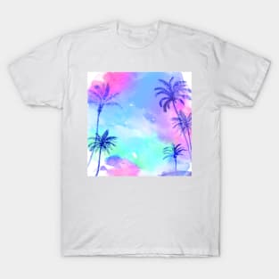 Watercolor coconut palms T-Shirt